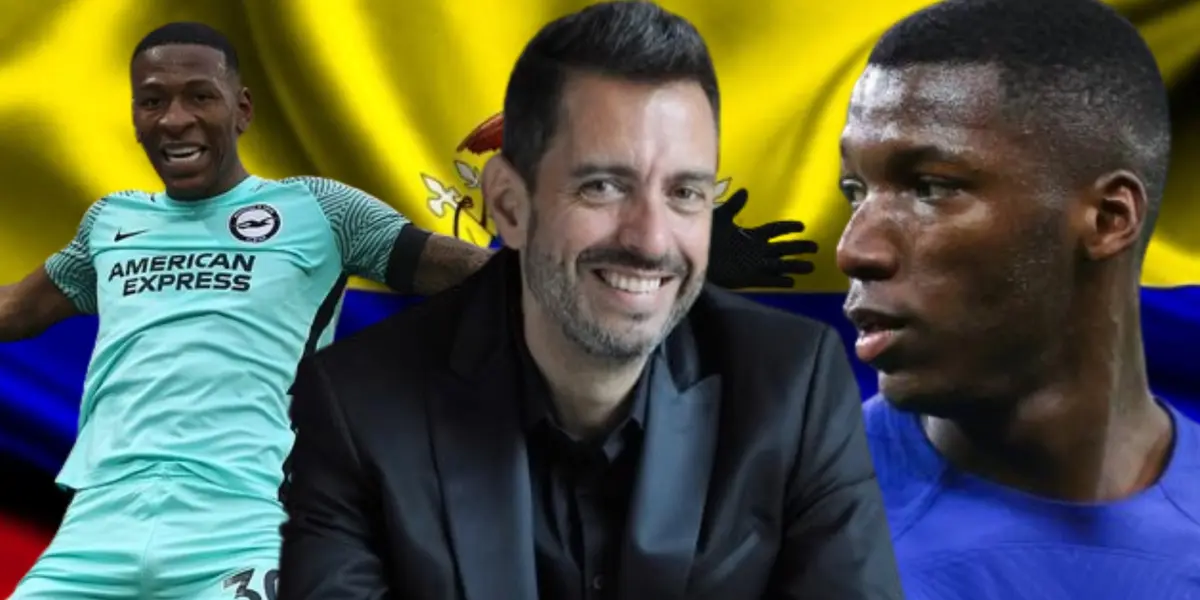 Pervis Estupiñán, Pablo Glralt y Moisés Caicedo