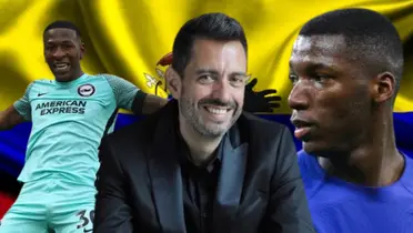 Pervis Estupiñán, Pablo Glralt y Moisés Caicedo