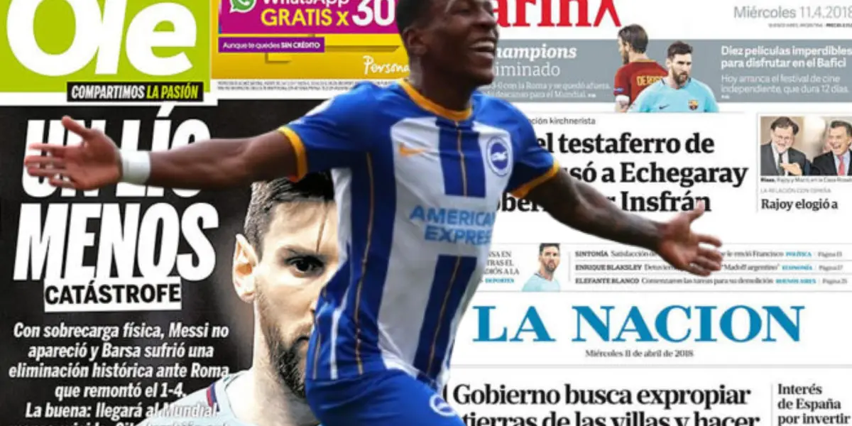 Pervis Estupiñán y la prensa argentina