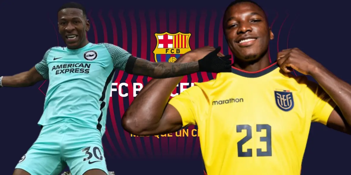 Pervis Estupiñán y Moisés Caicedo