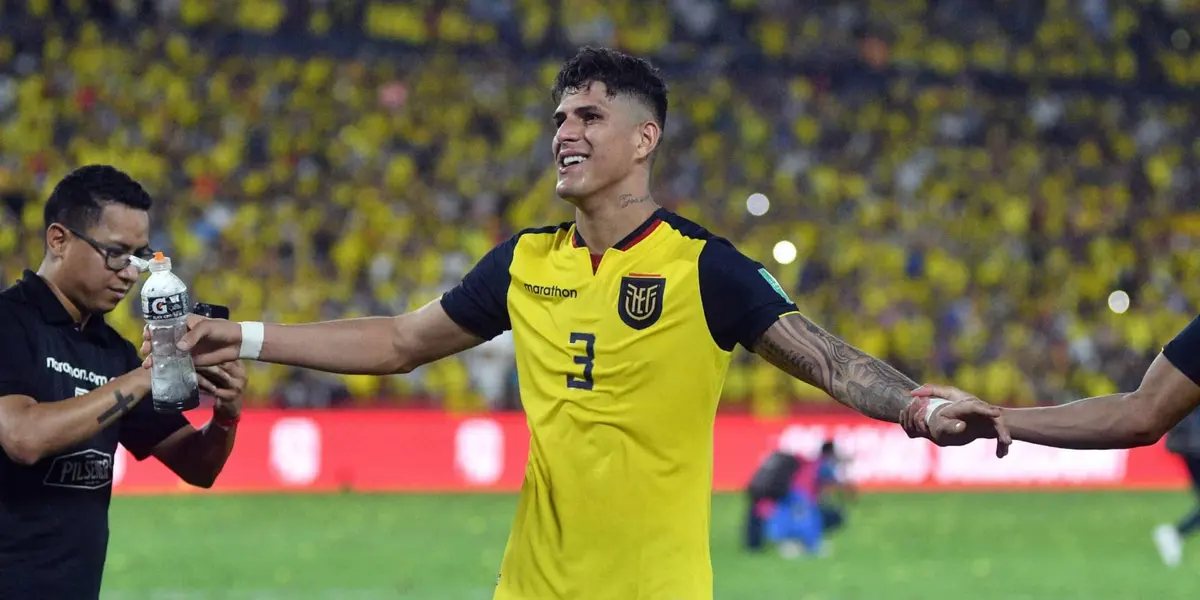 Piero Hincapié en la Selección Ecuatorian / Foto tomada de: API