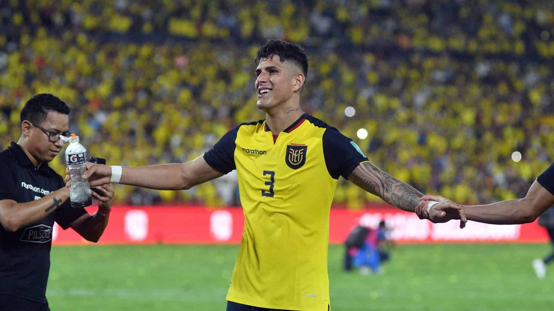 Piero Hincapié en la Selección Ecuatorian / Foto tomada de: API