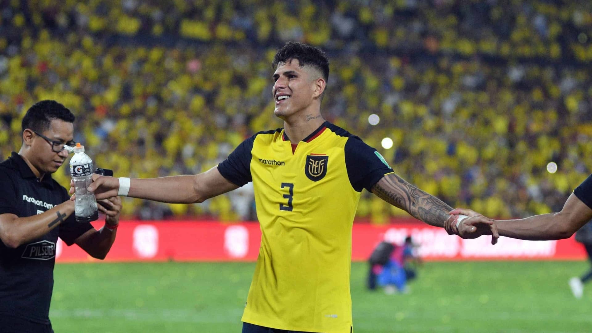 Piero Hincapié en la Selección Ecuatorian / Foto tomada de: API