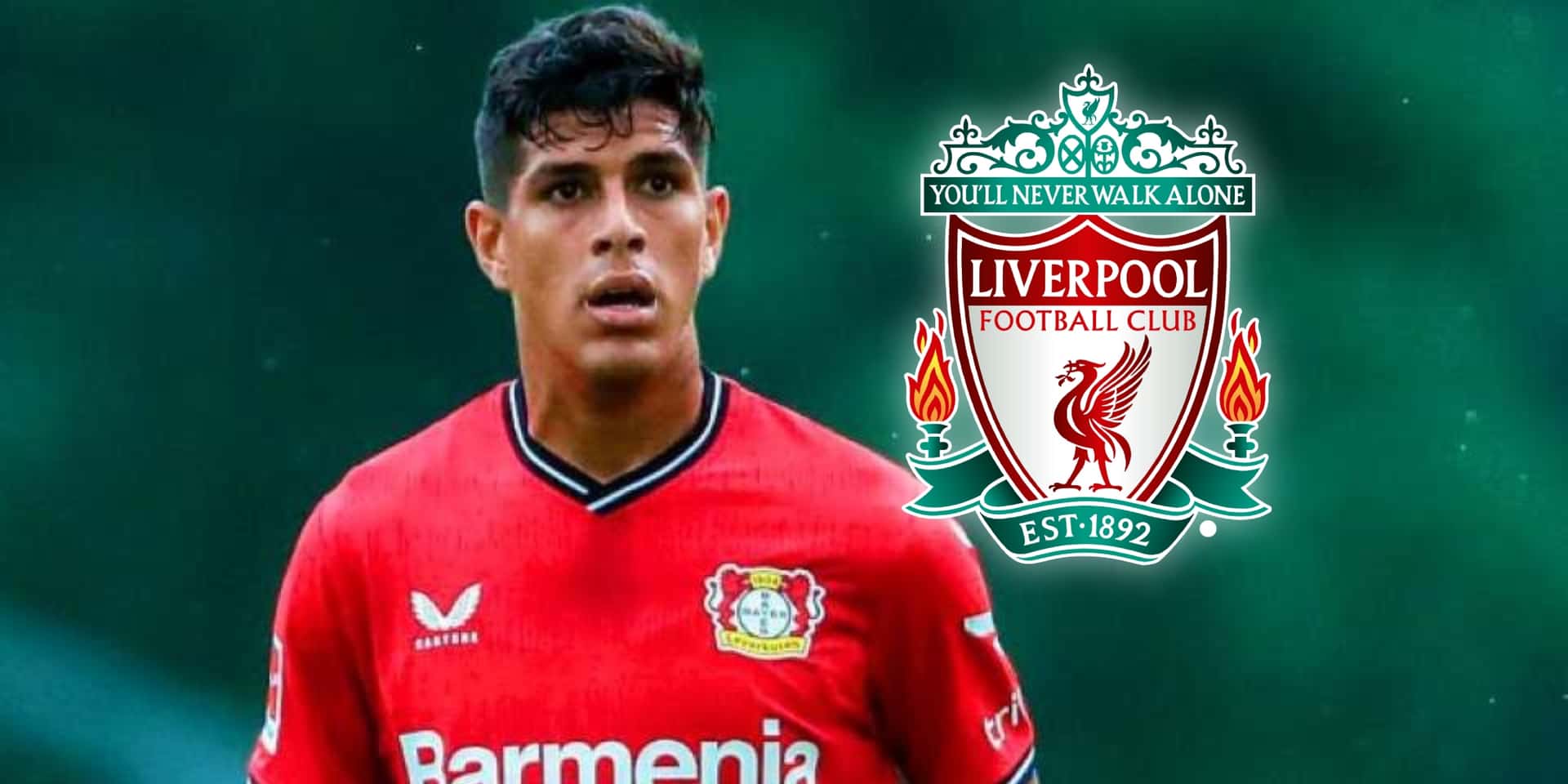 Piero Hincapié en Liverpool (Fuente: El Telégrafo)