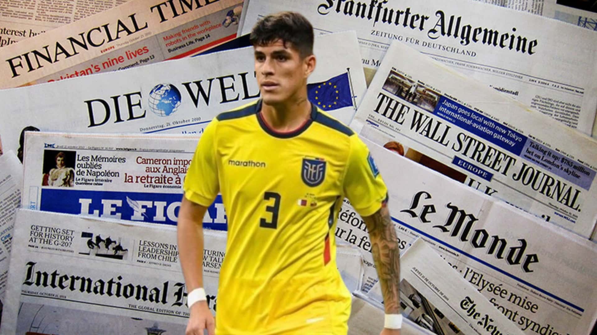 Piero Hincapié jugador ecuatoriano