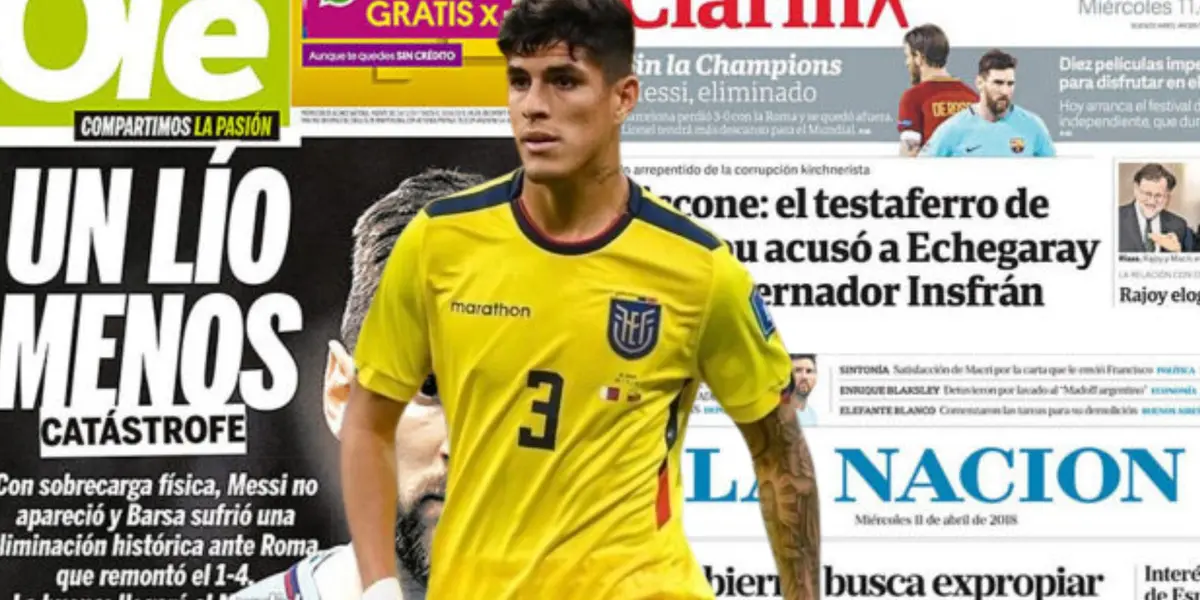 Piero Hincapié jugador ecuatoriano