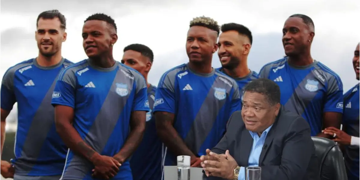 Plantilla de Emelec. Foto. El Universo