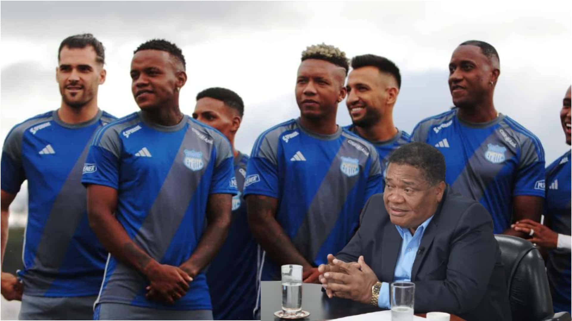 Plantilla de Emelec. Foto. El Universo