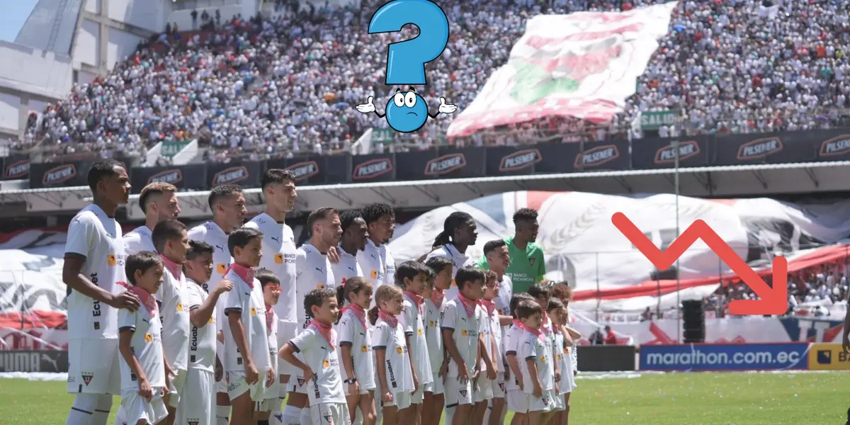 Plantilla de LDU. FOTO: Via: El Comercio