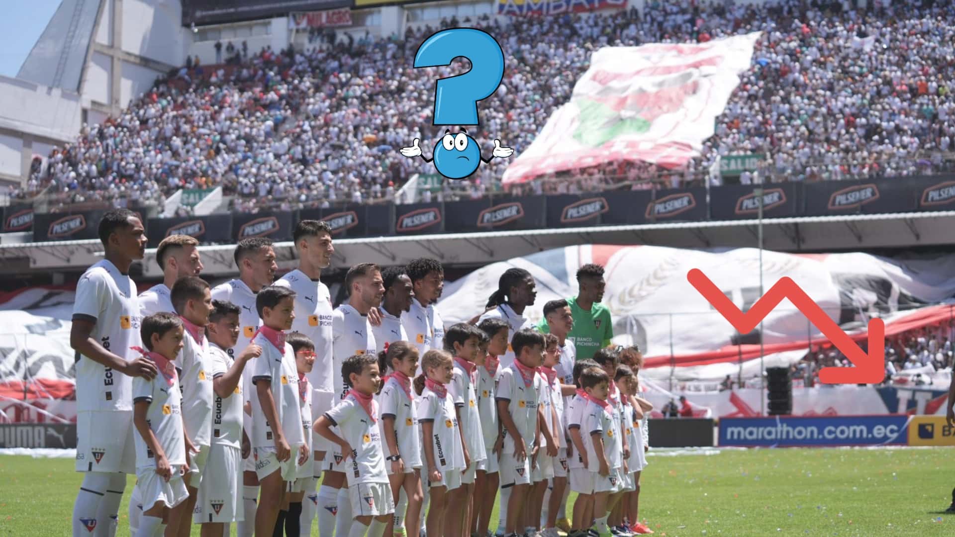 Plantilla de LDU. FOTO: Via: El Comercio
