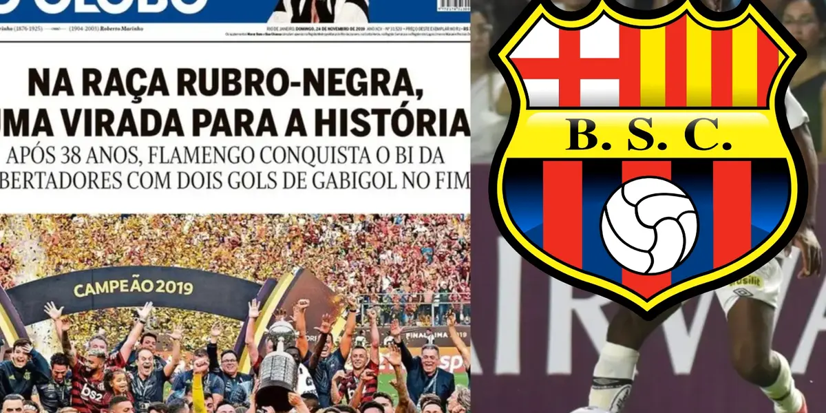 Prensa de Brasil y Barcelona SC