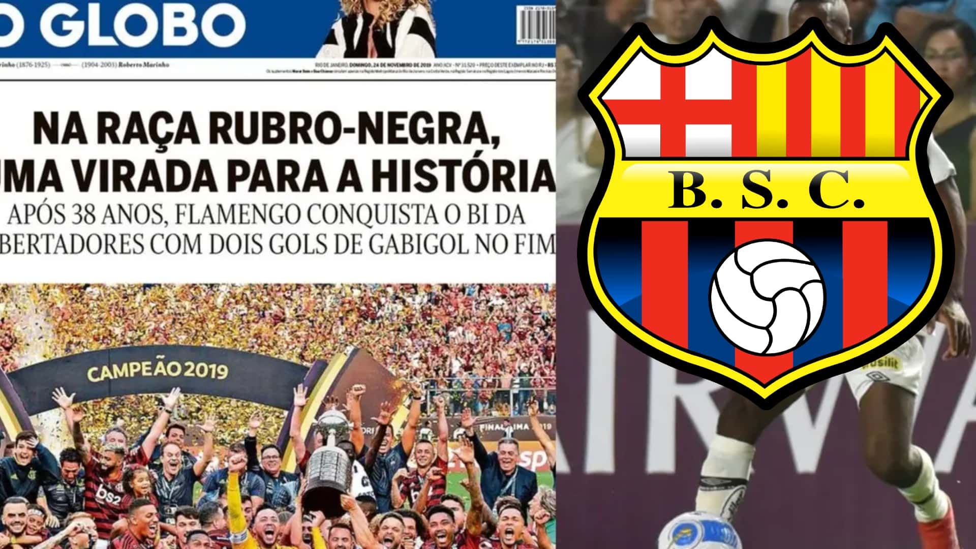 Prensa de Brasil y Barcelona SC