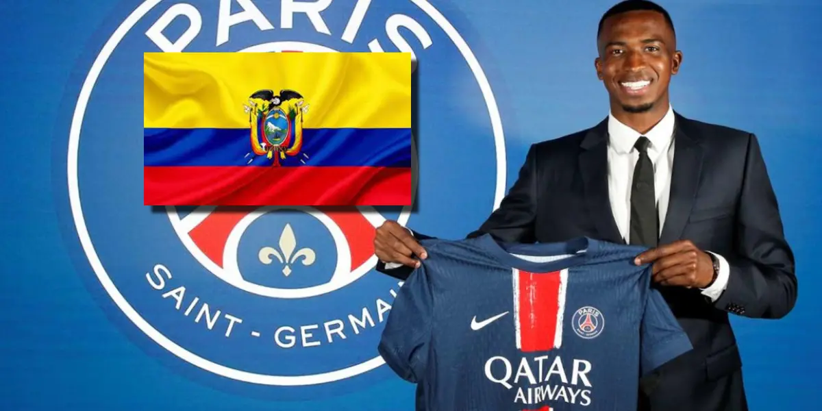 PSG-Willian Pacho / Foto: PSG