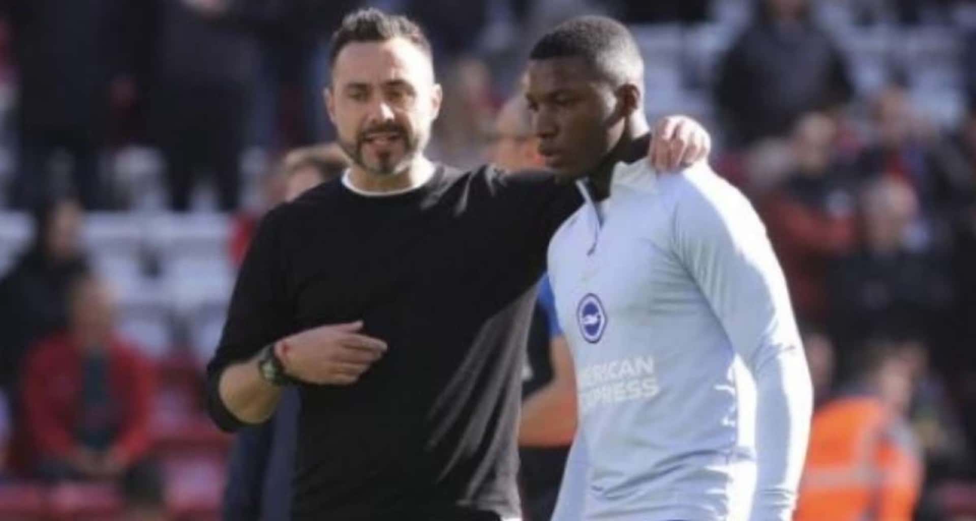 Roberto De Zerbi habló sobre la lesión que sufrió Moisés Caicedo frente a Bournemouth