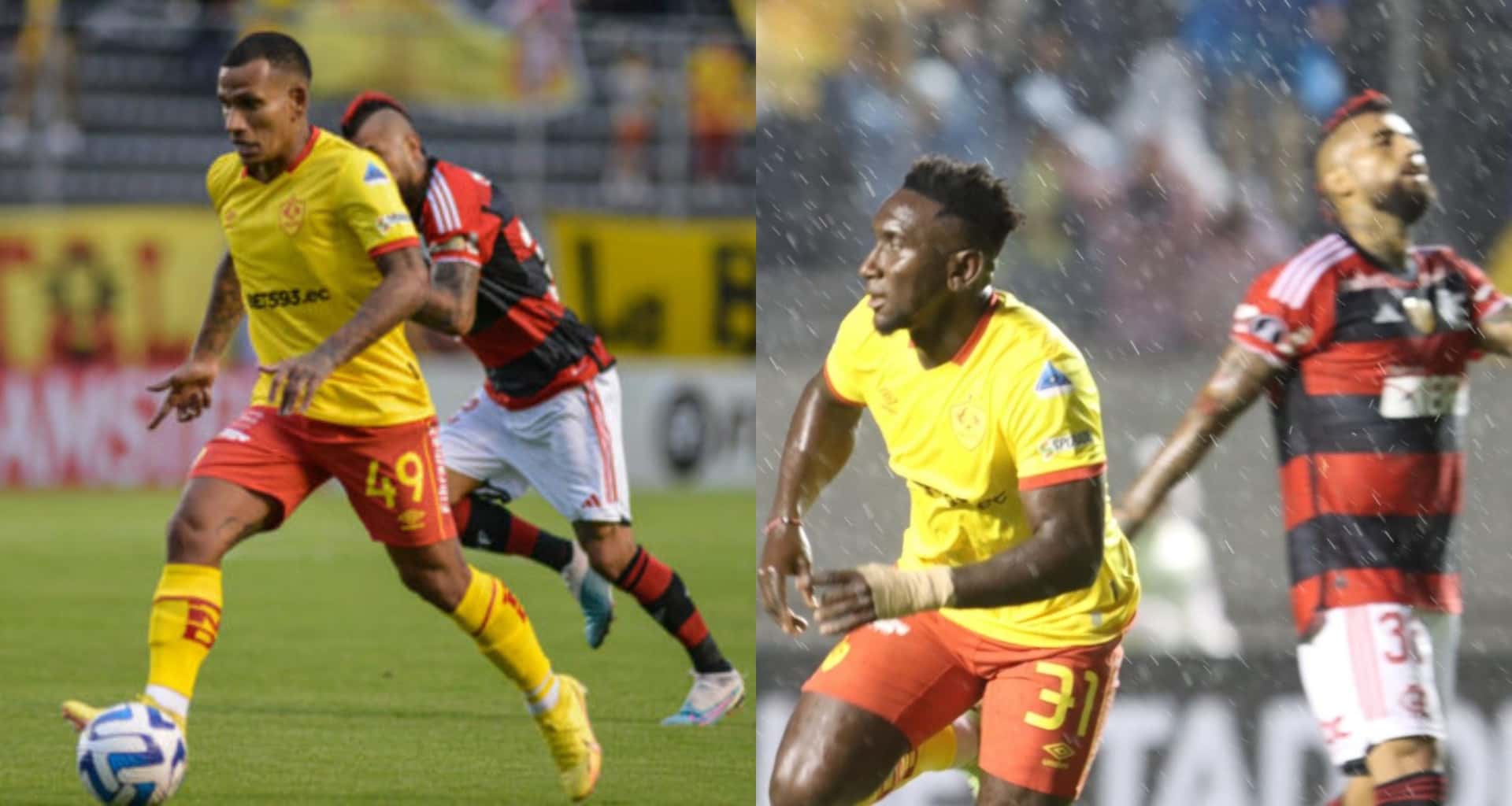 Rómulo Otero fue la figura de Aucas y bailó a los brasileños de Flamengo. Sus impresiones tras la victoria en Libertadores