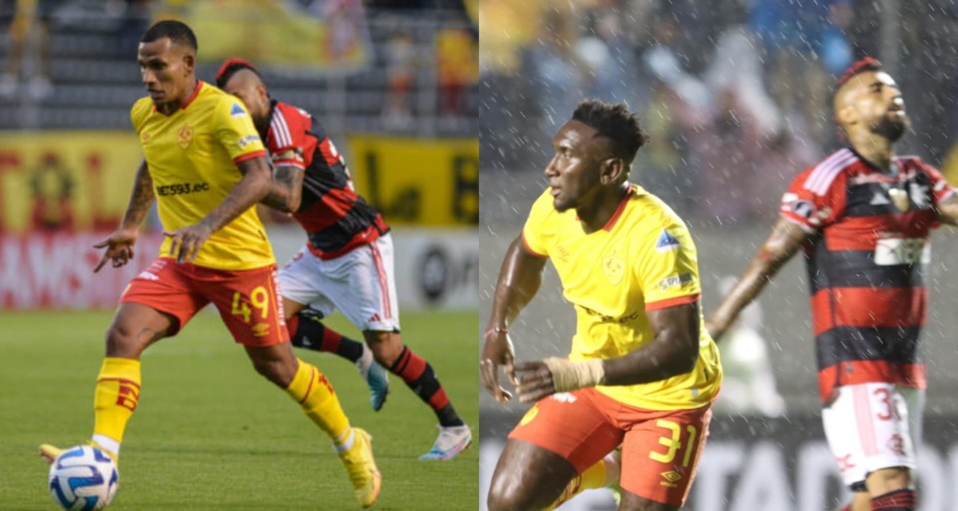 Rómulo Otero fue la figura de Aucas y bailó a los brasileños de Flamengo. Sus impresiones tras la victoria en Libertadores