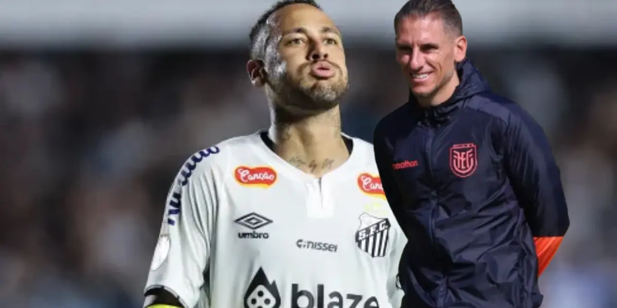 Sebastián Beccacece-Neymar / Foto: El Futbolero Ecuador