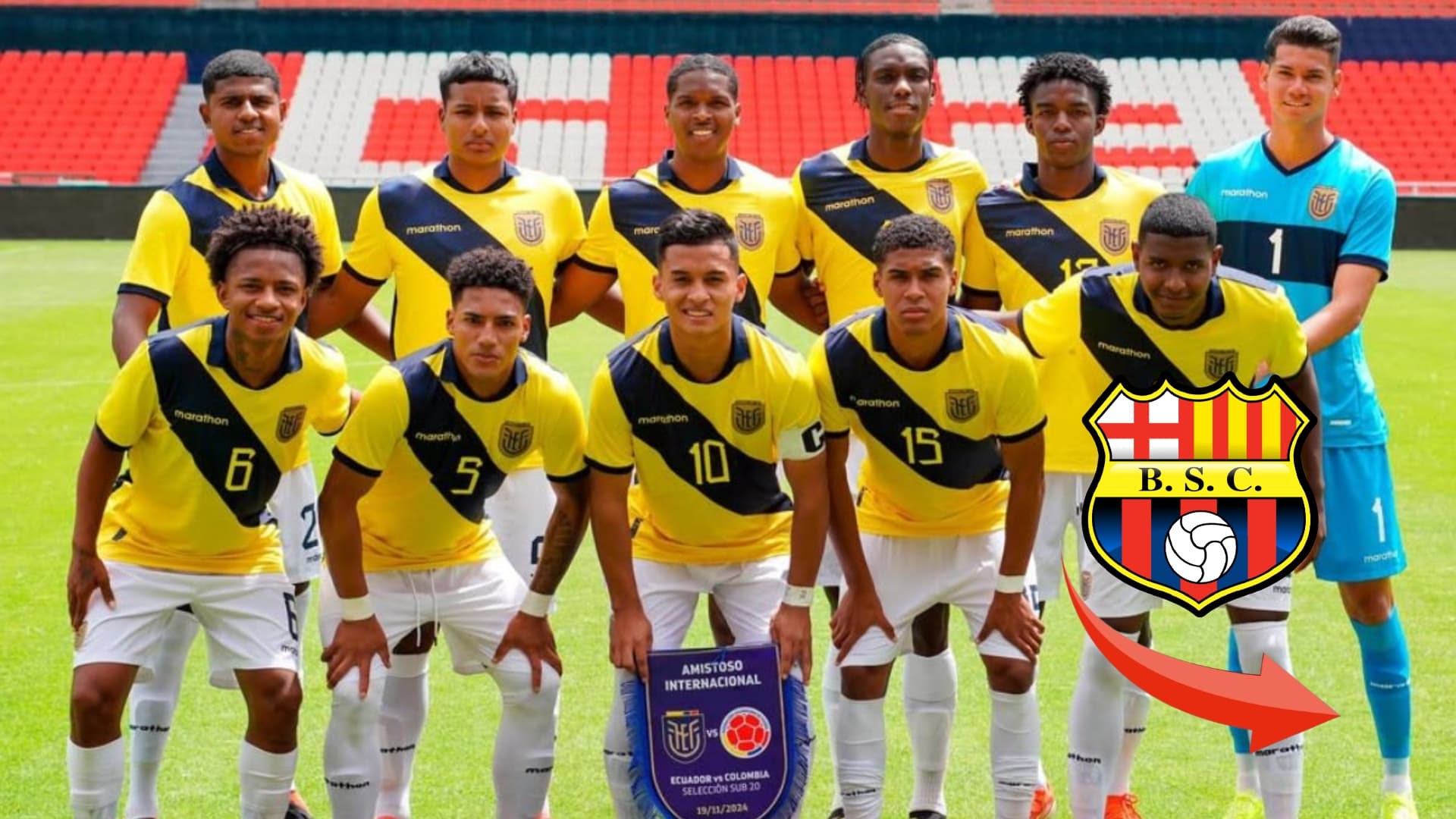 Selección Ecuatoriana Sub-20. Foto: El Comercio