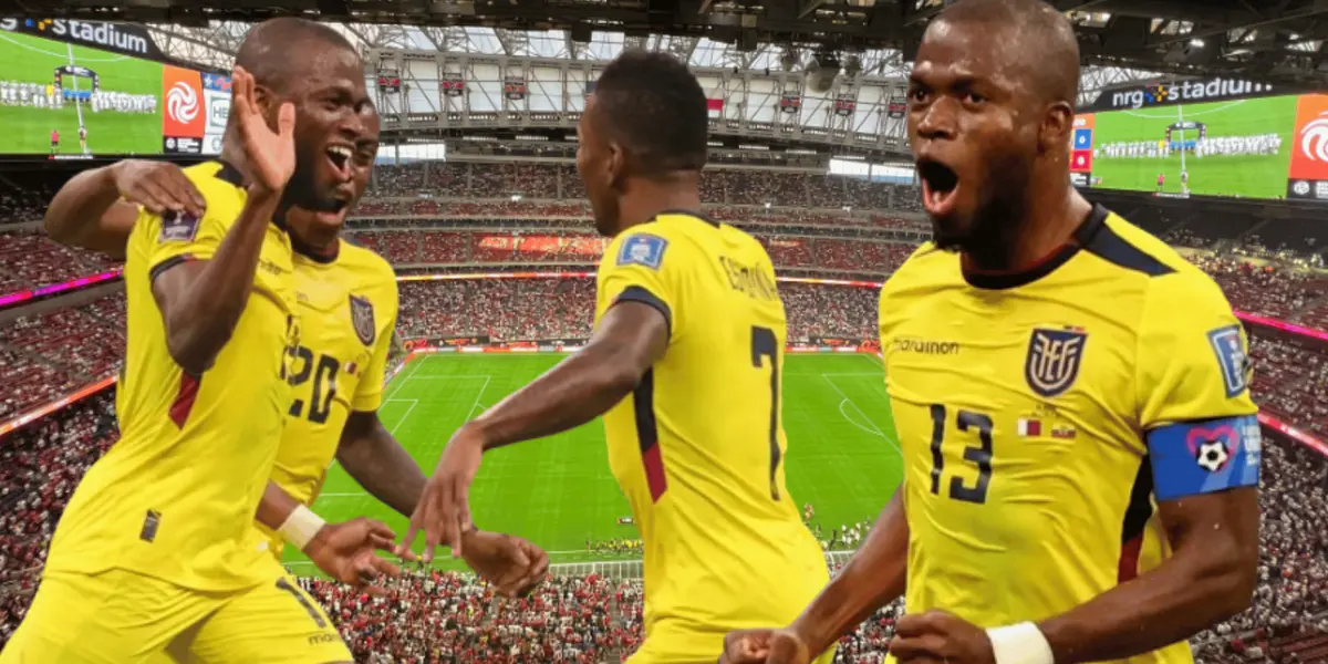 Selección Ecuatoriana y Enner Valencia (Foto tomada de: Selección Argentina/Primicias/AFP)