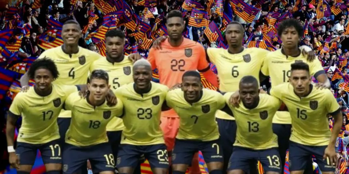 Selección ecuatoriana y FC Barcelona