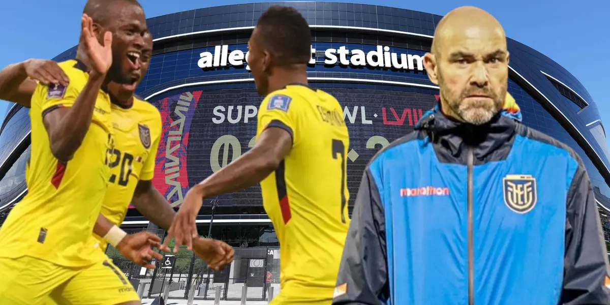 Selección Ecuatoriana y Félix Sánchez (Foto tomada de: Diario AS/La Tri)