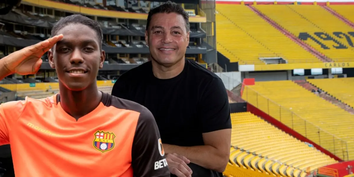 Uno de los jugadores que la rompe en Barcelona SC es Allen Obando