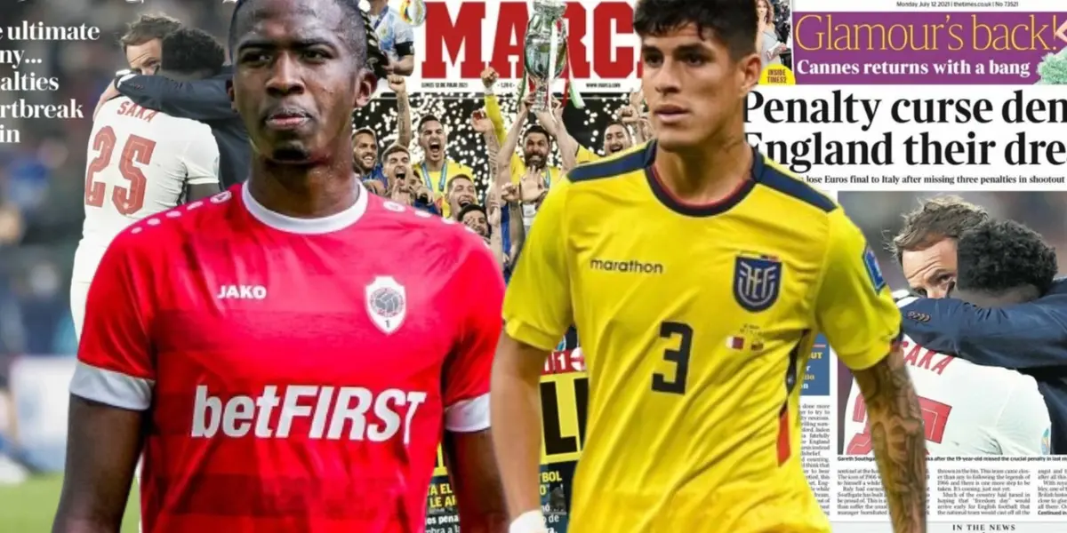 William Pacho y Piero Hincapié