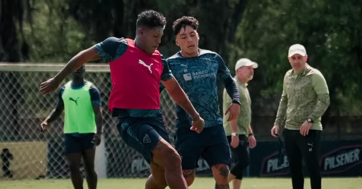 El nuevo mediocampista de Liga de Quito ya trabaja con el plantel y acelera su puesta a punto