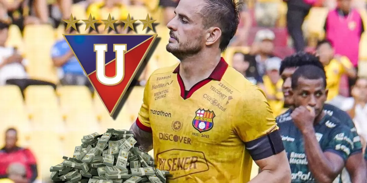 Barcelona SC evitaría que se vaya Octavio Rivero a Liga de Quito, mira los millones que cuesta